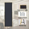 thumbnail image 6 of Lumora 58.3"x 18" Rectangular Full Length Mirror With Stand Wall Mounted or Leaning Floor Mirror, Gold, 6 of 6