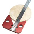 thumbnail image 4 of Center Scribe Herramienta De Medición Square Center Scribe De Alta Precisión Aleación De Aluminio Center Finder Line Gauge Regla Reemplazable Para Interiores Y Exteriores Eigraketly TO003043-00, 4 of 7