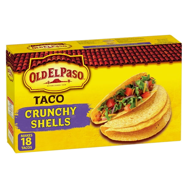 Coquilles croustillantes à Tacos Sans gluten d'Old El Paso 191 g
