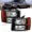 Black Housing, variant on MOSTPLUS For 2007-2013 GMC Sierra 1500 2500HD 3500HD Headlights Chrome Clear A Pair