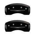 thumbnail image 4 of MGP 4 Caliper Covers Engraved Front & Rear Style 2/Chrysler Wing Black finish silver ch Fits select: 2011-2013 CHRYSLER 200 TOURING, 2008 CHRYSLER SEBRING TOURING, 4 of 6