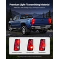 thumbnail image 4 of VEVOR Tail Light Assembly 2PCS Left & Right Side Tail Light with Halogen Bulbs, 4 of 9