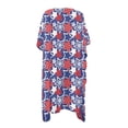 thumbnail image 3 of FKELYI July 4th USA Flag Star Print Kimono Coverups for Women Soft Beach Cover Up Half Sleeve Summer Cardigan Bikini Cover Ups Resort Wear Casual Cruise Outfits, 3 of 6