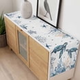 thumbnail image 4 of Sea Turtle Table Runner - 72 Inch Long, Kitchen Dining Table Runner Dresser Scarves, Ocean Coastal Coral Beach Summer Conch Farmhouse Decor for Coffee Tables Wedding Party Banquet, 4 of 8