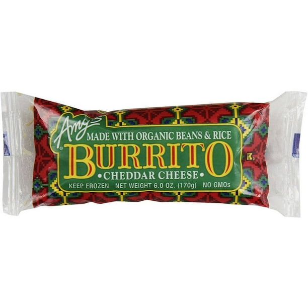 Amy's Vegetarian Burritos & Wraps, (Pack of 12), Frozen, Multiple