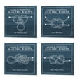 thumbnail image 1 of Metaverse Mary Urban 'Vintage Sailing Knots' Canvas Art (Set of 4), 1 of 5