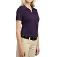 thumbnail image 4 of Mafoose Women's Tech Pique Polo T-Shirt Regal Purple 4X-Large, 4 of 5
