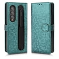 thumbnail image 6 of Dteck For Samsung Galaxy Z Fold4,Shockproof Card Slot Holder Stand With S Pen Holder Case Cover,Green, 6 of 6