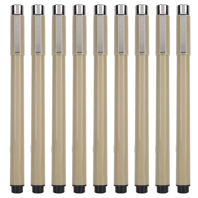 Qiilu Drawing Ink Pen, Tip Pen,Fineliner Pens Set Waterproof Drawing Ink Pen Non‑Toxic Designer Fineline Pen