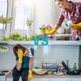 thumbnail image 3 of Boreal Craft Multifunctional 5 In 1 Automatic Telescopic Handheld Cordless Clean Brush Smart Floor Scrubber Mop Cleaning Brush for Drill Buffer Adapter for Drill Pumice Ring Remover Dish Mop O Produce, 3 of 3