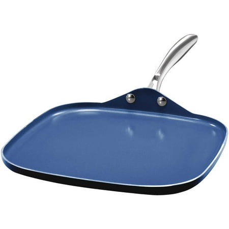 

GraniteStone-GraniteStone Diamond Blue 10.5 In. Non-Stick Griddle Pan