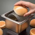 thumbnail image 2 of Stainless Steel Butter Roller Easy to Clean Sturdy Removable Butter Applicator for Burger Shop Outdoor Restaurant Bread-Good, 2 of 5