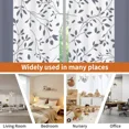 thumbnail image 7 of Lfeey Leaf Print Blackout Curtains, Thermal Insulated Grommet Window Drapes for Bedroom, 52"W x 108"L, 2 Panels, 7 of 7