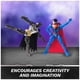 thumbnail image 5 of Playset DC Comics Metal Force Transforming Batwing con figuras, 5 of 9