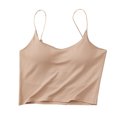 thumbnail image 4 of Dealovy Tank Top for Women Spaghetti Strap Camisole Top with Built in Bra Sleeveless Seamless Cropped Bralettes, 4 of 5