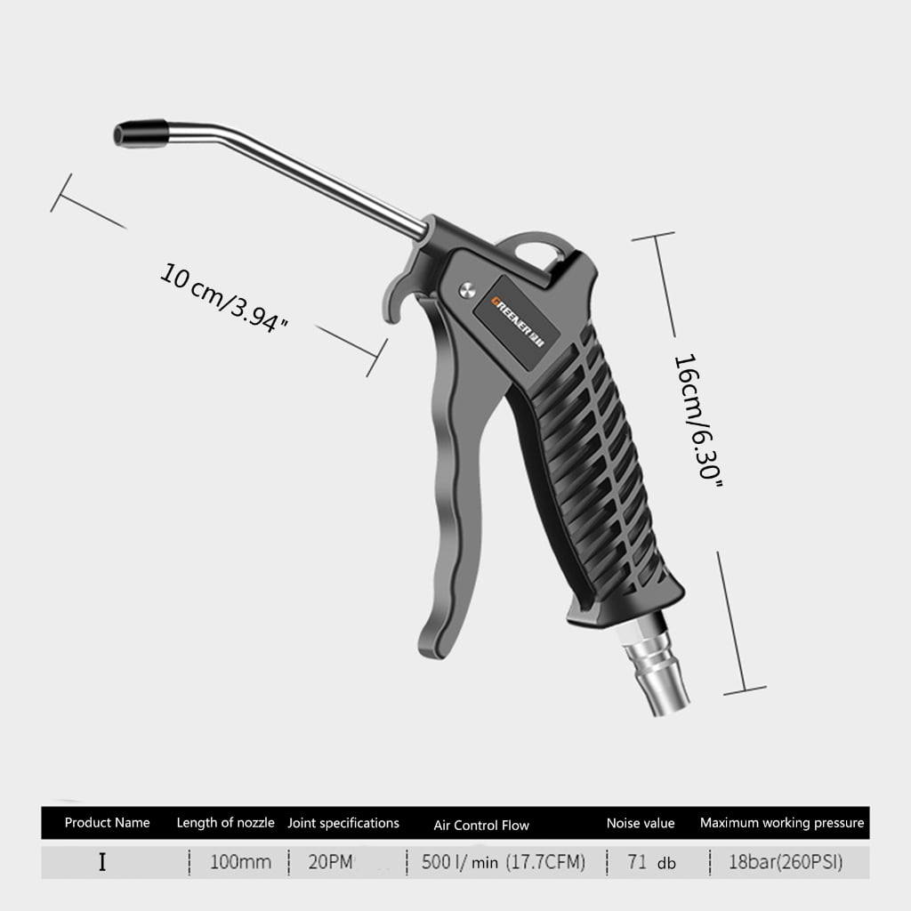 Apooke Air Blow Tools Air Nozzle Blower Guns Grip Air Blow Tool Air Compressor Accessories for Industrial Mechanics Air Tools
