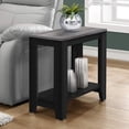 thumbnail image 5 of HomeRoots 333047 22 in. Black Particle Board & Grey Laminate Accent Table, 5 of 5
