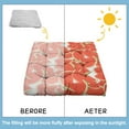 thumbnail image 6 of Sunshine Watermelon Pillow&nbsp;– 22x22 Inch Large Seat Cushion, Dutch Velvet, Bright Tropical Pattern for Yoga & Balcony Relaxation, 6 of 7