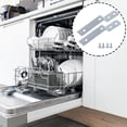thumbnail image 2 of RDEXP 2Pieces Silver Dishwasher Side Mount Bracket Kit w/Screws Replacement for Gibson, 2 of 5