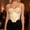 Beige, variant on Women's Tanks Mesh with Built-In Bra Shiny Rhinestones Detachable Straps Bustier for Shapewear and Outerwear Everyday Elegant Black 38