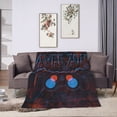 thumbnail image 6 of DouZhe Ultra-Soft Micro Fleece Lightweight Flannel Bed Blanket, Abstract Gamer Zone Games Area Print Cozy Warm Throw Blankets, 50"x40", 6 of 7