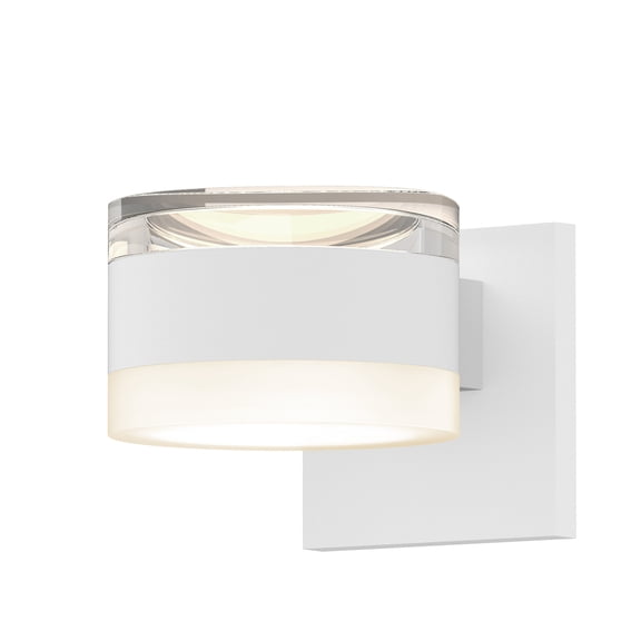 Sonneman 7302.Fh.Fw-Wl Reals 2 Light 5" Wide Integrated Led Outdoor Wall Sconce - White