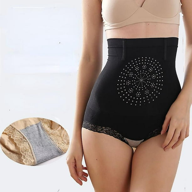 Tummy Control Panties for Women Negative Ion High Waist Shapewear Seamless Shaping  Underwear Soft Butt Lifter Body Shaper at  Women's Clothing store
