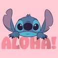 thumbnail image 2 of Girl's Lilo & Stitch Aloha Stitch Graphic Tee Light Pink Large, 2 of 4