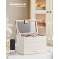 thumbnail image 2 of Organizador de joyas SONGMICS, joyero apilable de 4 niveles, blanco, 2 of 9