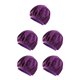 thumbnail image 3 of Gorros de baño Jumpingount para mujer bufanda para la cabeza turbantes color Púrpura, 3 of 6