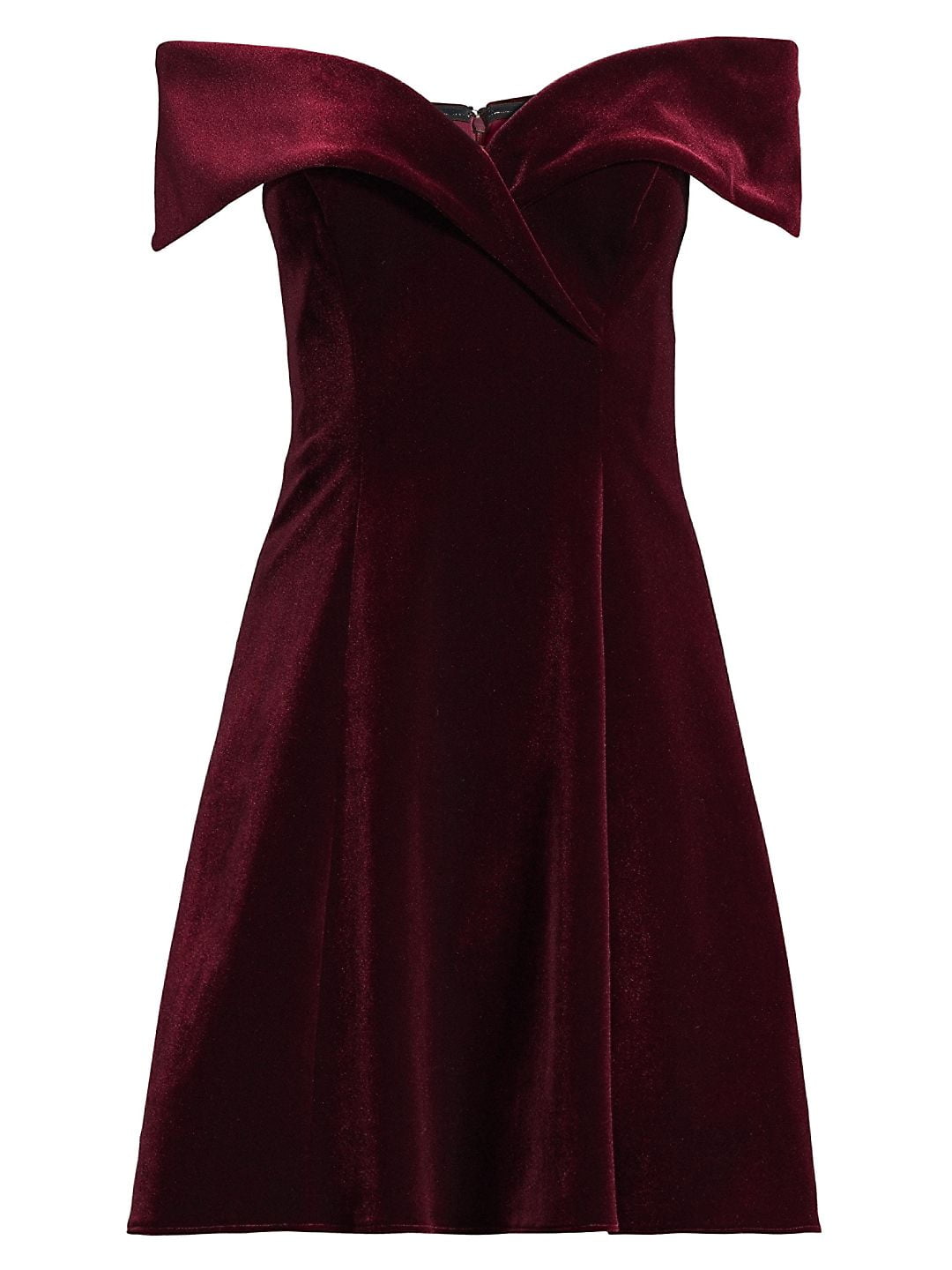 dillards red velvet dress