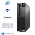 thumbnail image 2 of Restored Gaming Computer Lenovo Core i5 Desktop SFF 8GB Ram, 500GB HDD, 120SSD, Nvidia GT 1030, Brand 27" LCD, Keyboard & Mouse, WiFi, Bluetooth, Win10 Home (Refurbished), 2 of 14