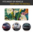 thumbnail image 5 of Zufioo Tropical Floral Jungle Print Car Aluminum Front License Plate, 12x6 Inch Decorative Personalized Car License Plate Car Accessories, 5 of 8