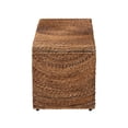 thumbnail image 5 of bali & pari Verino Handwoven Seagrass Storage Bench with Removable Lid, 5 of 6