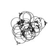 thumbnail image 1 of 20 piezas de aro de abalorios pendiente de joyería de alambre de oreja DIY fabricación de hallazgos manualidades Negro perfecl Pendientes de aro Huggie, 1 of 8