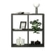 thumbnail image 2 of Librero organizador MORU LUMINA Negro estante modular para libros Mueble organizador multiusos, 2 of 8