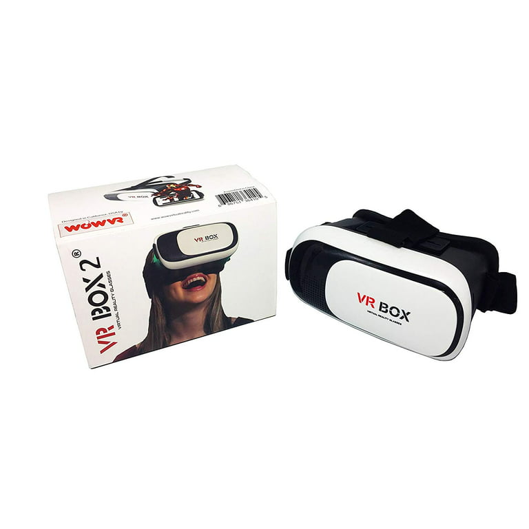 Katastrofe overskæg Mundtlig New 3D Virtual Reality VR Box 2.0 Glasses Smart Phone Universal VR Headset  Goggle Video - Walmart.com