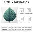 thumbnail image 5 of COMIO Tropical Palm Leaves Throw Lumbar Pillow Covers Summer Green Plants Monstera Banana Leaf Farmhouse Decorations Pillow Cases Rectangular Bed Cushion Cover, 5 of 5