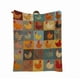 thumbnail image 2 of Frazada Manta polar con estampado de gallo, suave, doble cara, cálida, grande, para decoración del hogar, 1 unidad, 150 x 130 cm, amarilla Rkxzt, 2 of 3