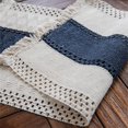 thumbnail image 4 of NANAHuang Macrame Table Runner Cream Beige Boho Table Runner with Tassels Hand Woven Cotton Table Runner Rustic Farmhouse Table Runner for Bohemian Kitchen Dining Table(12x71in), 4 of 7