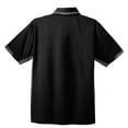 thumbnail image 3 of Port Authority Dry Zone Colorblock Ottoman Polo-L (Black/Iron Grey), 3 of 3
