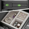thumbnail image 2 of Omethey 6.0 Cub Digital Safe with Slide Drawer, Home Safe with Adjustable & Removable Shelf, Money Safe with Touchscreen Pad & Dual Alarm, Extra Large Safe for Jewelry Cash Pistol Documents, 2 of 7