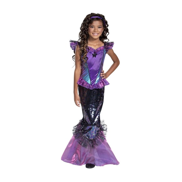 Girls' Mermaid Splash Costume M