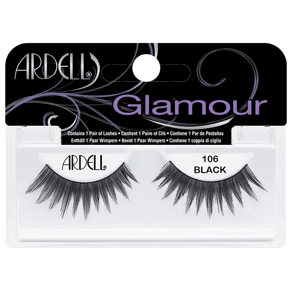 Ardell Fashion Lashes, 106 Black, 1 Pair