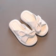 thumbnail image 2 of Toddler Little Kids Shower Pool Slide Sandals Soft-Soled Non-Slip Summer Home Slippers with Cute Bowknot, 2 of 5