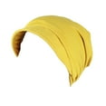thumbnail image 3 of Fgnfyis Women's Camouflage Turban Wrap Scarf Hair Loss Chemo Cap Women's Hats Yellow, 3 of 9