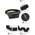 thumbnail image 6 of Multi-functional Outdoor Fanny Pack Run Bag Close Fitting Waist Bags Anti-theft Chest Bag Sports Waist Bags Men Waist Bag Mobile Phone Waist Pack BLUE, 6 of 8