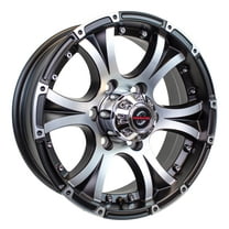 eCustomrim Aluminum Trailer Wheel 16X6 16" Viking Style 6 Lug On 5.5" Center Rim