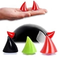 thumbnail image 2 of Cuerno Para Casco De Motocicleta, 2 Uds., Casco De Motocicleta De Plástico Suave, Cuernos Con Ventosa, Accesorios De Decoración Para Casco De Motocicleta Eigraketly VI009054-03, 2 of 5
