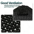thumbnail image 5 of Zone Tech Set of 2 Classic Black Double Strung Wooden Beaded Ultra Comfort Massaging Universal Fit Car Seat Cushion 54" x 16", 5 of 7